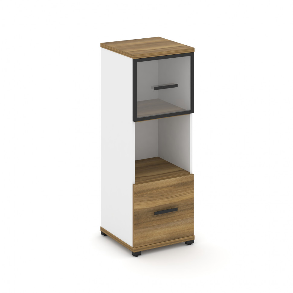 Concept Шкаф 1 узкая секция, 3 ниши CN.STU-315 RPB B Сандал Янтарный/Белый Бриллиант/Металл Черный/П Concept Шкаф 1 узкая секция, 3 ниши CN.STU-315 RPB B Сандал Янтарный/Белый Бриллиант/Металл Черный/П