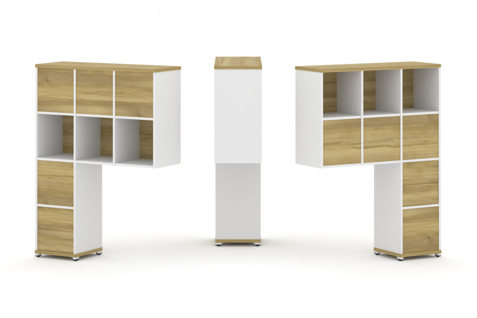 Concept Надставка высокая CN.DNV-006 Дуб Винченцо/Белый Бриллиант/Металл Белый 1099*350*1486 Concept Надставка высокая CN.DNV-006 Дуб Винченцо/Белый Бриллиант/Металл Белый 1099*350*1486