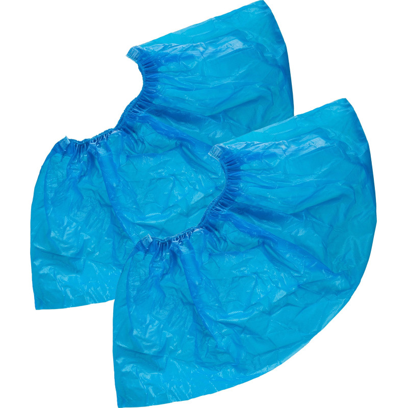 Бахилы н/с, п/э текстур. 4г цельная резинка RLN-2501 50пар/уп