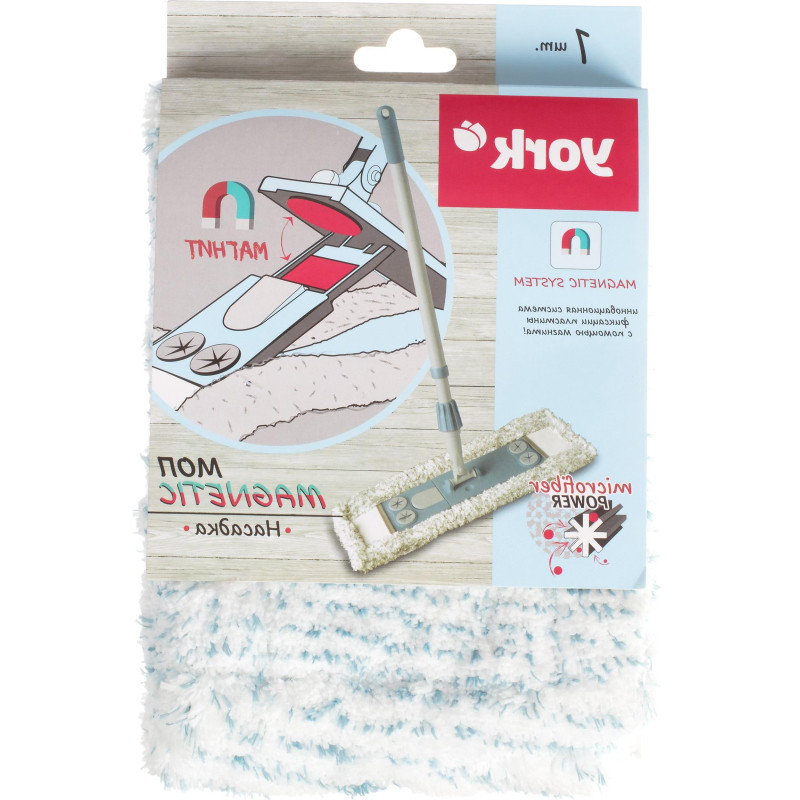 Насадка МОП YORK запаска для швабры Магнетик Насадка МОП YORK запаска для швабры Магнетик