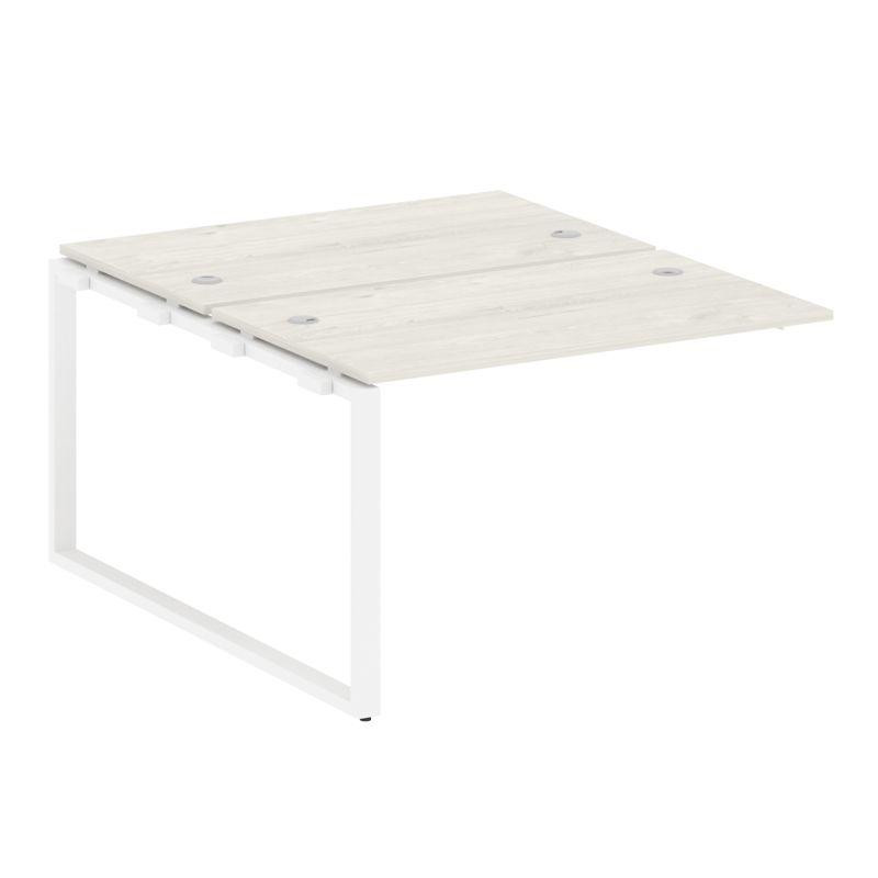 Metal System Проходной элемент рабочей станции на О-образном м/к БО.ПРС-СП-2.2 Дуб Наварра/Металл Бе