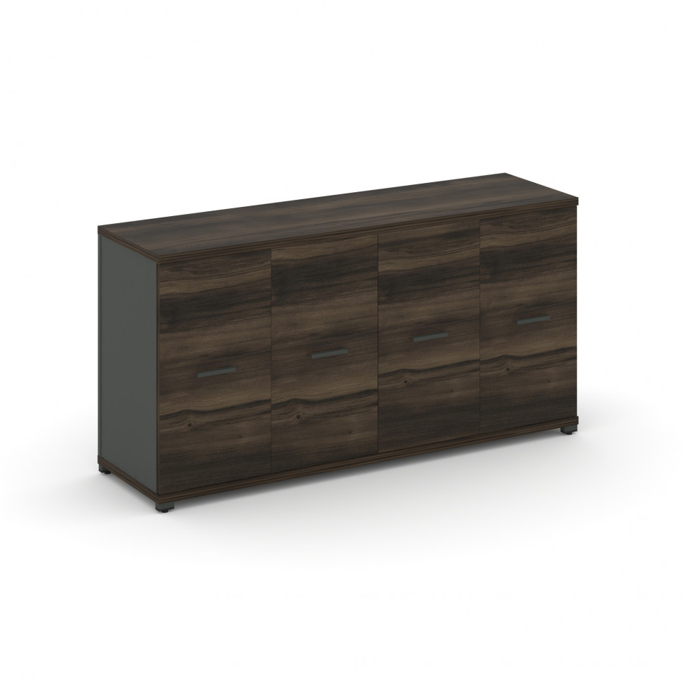 Concept Распаш. шкаф опорный/приставной CN.SOPR-005 A Дуб Мали/Антрацит/Металл Антрацит 1480*420*750