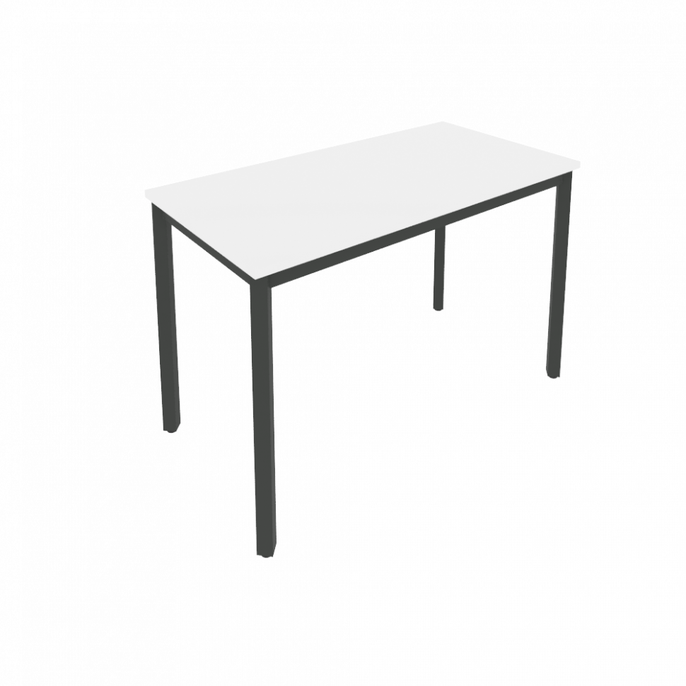 Slim Стол письменный на металлокаркасе С.СП-4.1 Белый/Металл Антрацит 1180*600*750