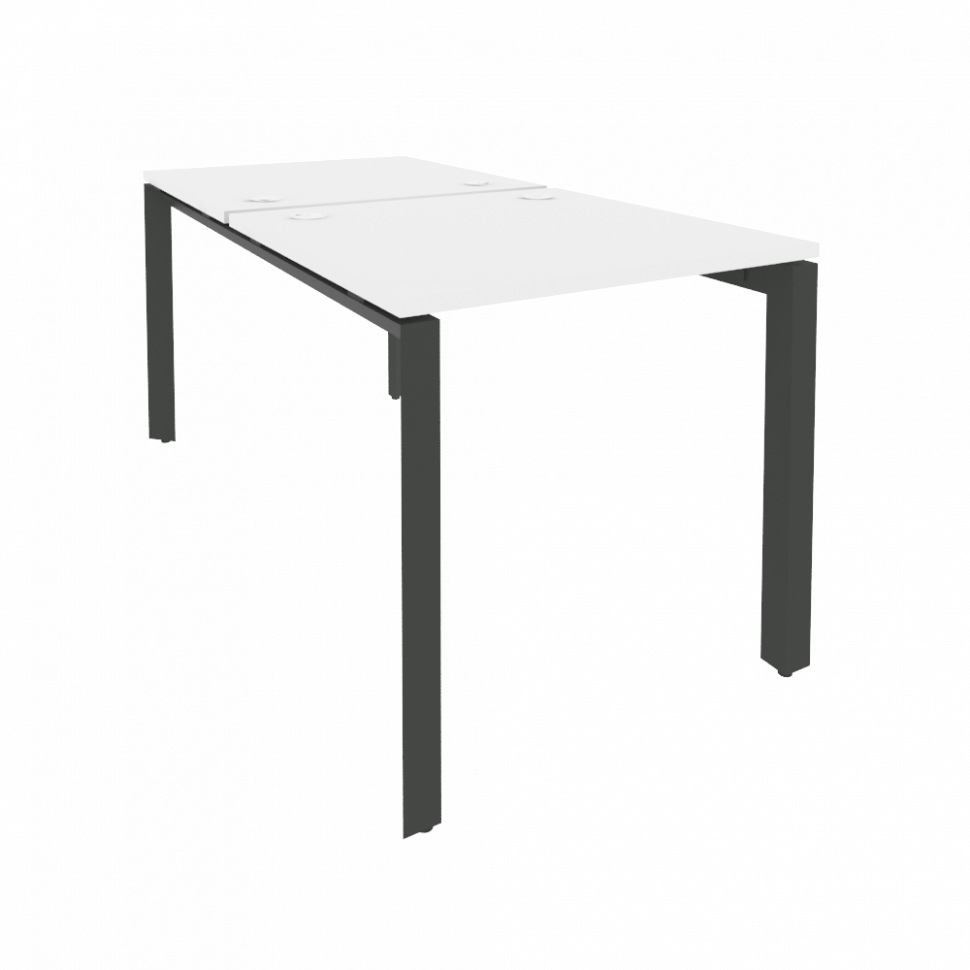 Onix Рабочая станция на П-образном м/к O.MP-D.RS-2.0.8 Белый Бриллиант/Металл Антрацит 780*1635*750