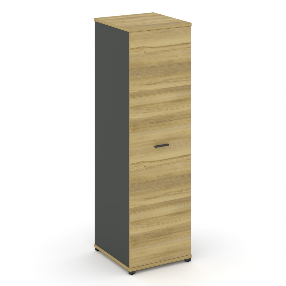 Concept Гардероб узкий глубокий CN.GB-003 A Дуб Винченцо/Антрацит/Металл Антрацит 570*600*1922 Concept Гардероб узкий глубокий CN.GB-003 A Дуб Винченцо/Антрацит/Металл Антрацит 570*600*1922