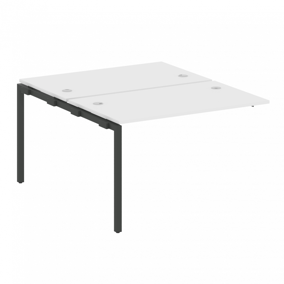 Metal System Quattro Проходной элемент рабочей станции на П-образном м/к 40БП.ПРС-СП-2.2 Белый/Метал Metal System Quattro Проходной элемент рабочей станции на П-образном м/к 40БП.ПРС-СП-2.2 Белый/Метал