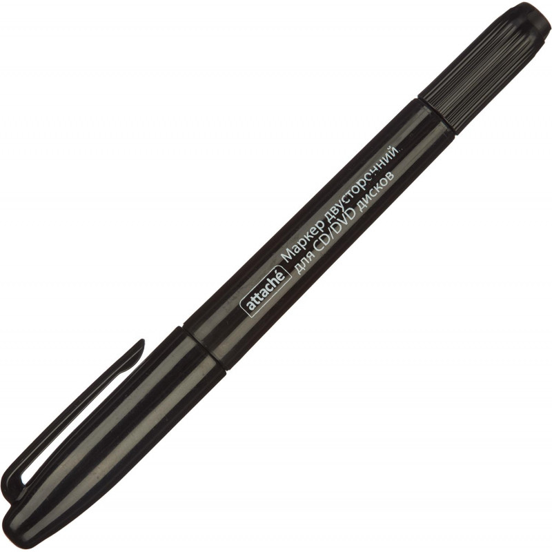 Маркер для CD черный двусторонний 0,7-1,0 мм Маркер для CD черный двусторонний 0,7-1,0 мм