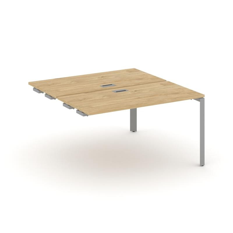 Style Project Стол-приставка к опор. элем. SN-59P.DPRS-021 Тиквуд Светлый/Металл Серый/Серебро Заглу