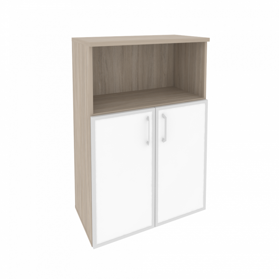 Onix Шкаф средний широкий O.ST-2.2 R white Дуб Аттик/Стекло White 800*420*1207 Onix Шкаф средний широкий O.ST-2.2 R white Дуб Аттик/Стекло White 800*420*1207