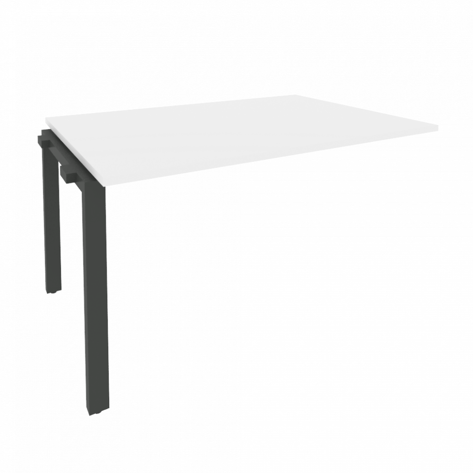 Onix Проходной наборный элемент переговорного стола O.MP-NPRG-3 Белый Бриллиант/Металл Антрацит 1380