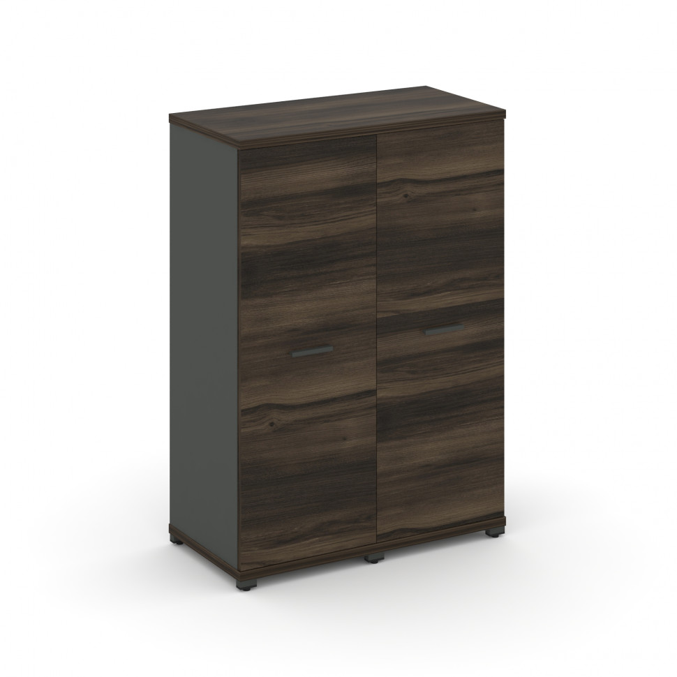 Concept Шкаф 2 узкие секции, 3 ниши CN.STU-326 A Дуб Мали/Антрацит/Металл Антрацит 836*420*1186