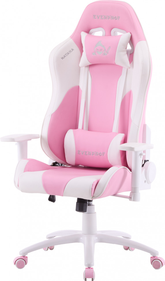 Геймерское кресло Everprof Katana (Катана) Экокожа Розовый
