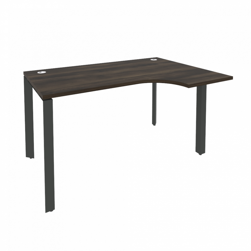 Onix Стол эргономичный правый на П-образном м/к O.MP-SA-2 (R) Дуб Мали/Металл Антрацит 1380*980*750 Onix Стол эргономичный правый на П-образном м/к O.MP-SA-2 (R) Дуб Мали/Металл Антрацит 1380*980*750