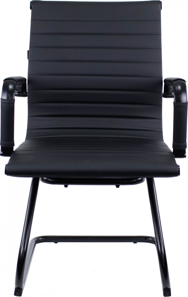 Кресло Everprof Leo Black CF Экокожа Черный