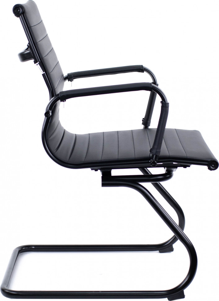 Кресло Everprof Leo Black CF Экокожа Черный