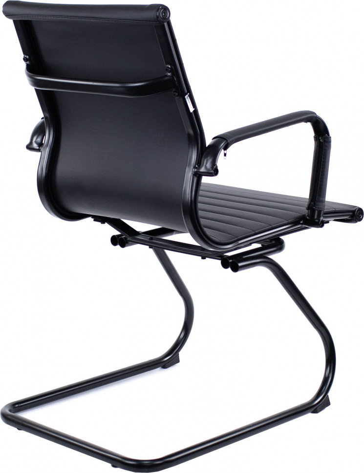 Кресло Everprof Leo Black CF Экокожа Черный