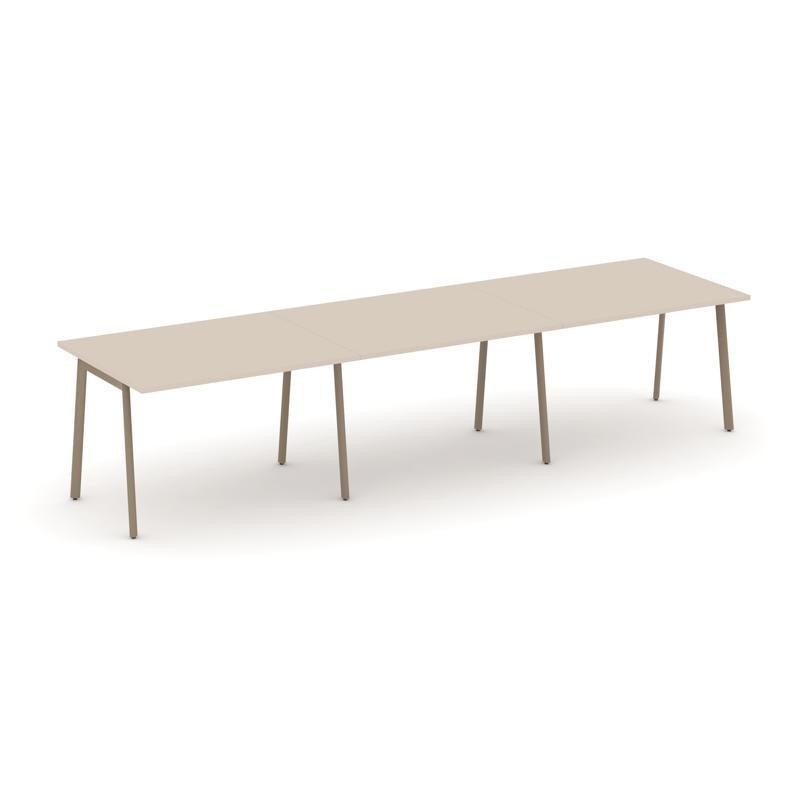 Estetica Стол переговорный ES.PRG-3.2-P Капучино/Металл Латте 3540*980*750 Estetica Стол переговорный ES.PRG-3.2-P Капучино/Металл Латте 3540*980*750