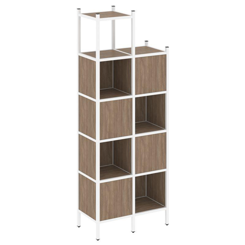 Loft Прямой стеллаж VR.L-20 Дуб Аризона/Металл Белый 862*446*2280