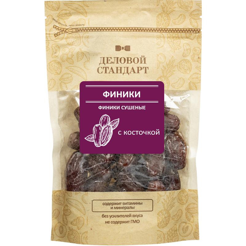 Финики  Деловой Стандарт сушеные целые с косточкой, 200г