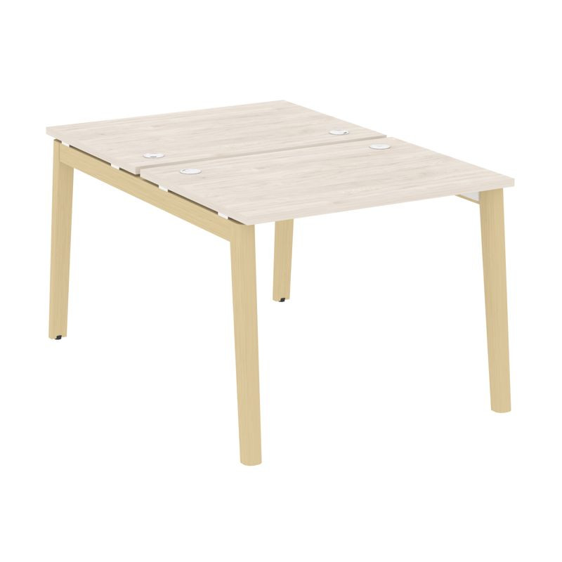 Onix Wood Рабочая станция OW.D.RS-2.1.7 Денвер Светлый/Дуб Светлый/Металл Белый 980*1475*750