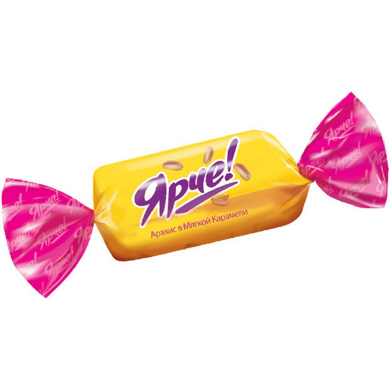 Конфеты шоколадные Ярче! Арахис, 500г (НК556)