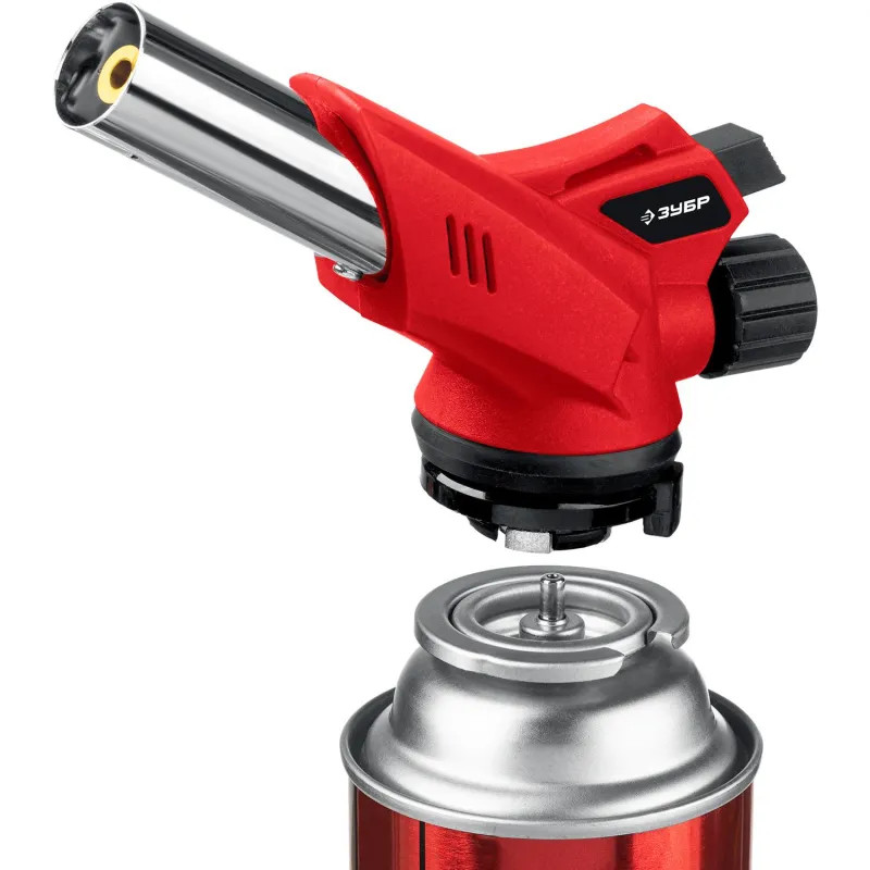 Горелка газовая ЗУБР ГМ-350  с пьезоподжигом, на баллон (55553)