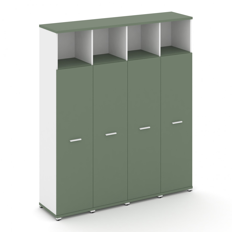 Concept Шкаф 4 узкие секции, 5 ниш CN.STU-546 W Кобо/Белый Бриллиант/Металл Белый 1668*420*1922 Concept Шкаф 4 узкие секции, 5 ниш CN.STU-546 W Кобо/Белый Бриллиант/Металл Белый 1668*420*1922