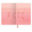 Блокнот МАЛЫЙ ФОРМАТ (100х150 мм) А6, BRAUBERG VISTA "Flamingo", под кожу, гибкий, тиснение фольга, 80 л., 112099