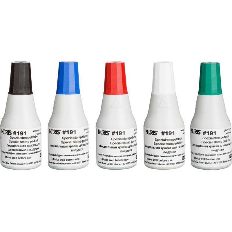 Краска штемпельная универс. 191А,син.д/глянц.бум.,мет.,пласт. 25мл Германия