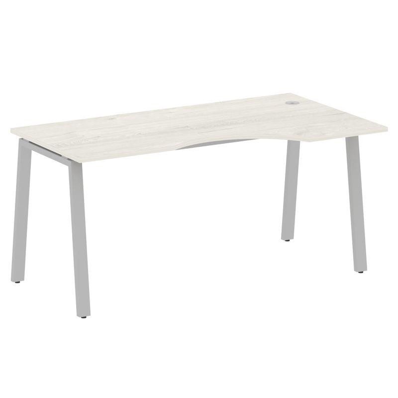 Metal System Стол криволинейный правый на А-образном м/к БА.СА-1 (R) Дуб Наварра/Металл Серый 1600*9 Metal System Стол криволинейный правый на А-образном м/к БА.СА-1 (R) Дуб Наварра/Металл Серый 1600*9