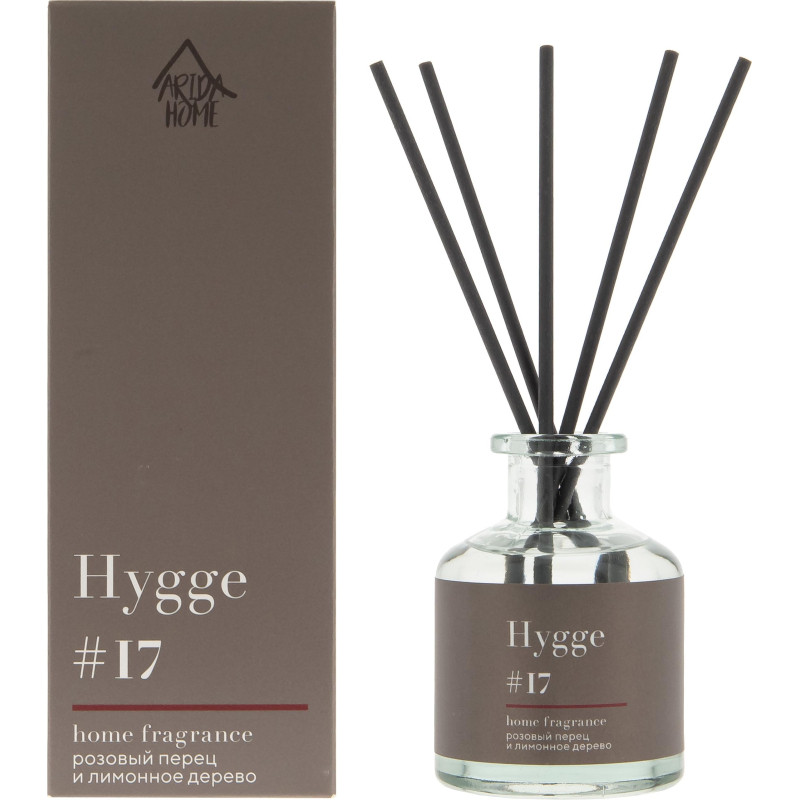 Аромадиффузор  Hygge 17 Розовый перец и лимон. дерево 50мл, АР 100-560