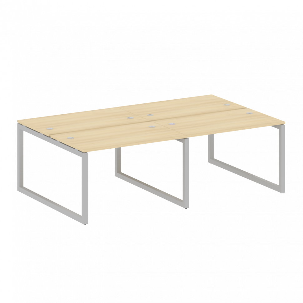 Metal System Quattro Рабочая станция на 4 места на О-образном м/к 50БО.СМ-4.2 Акация Лорка/Металл Се Metal System Quattro Рабочая станция на 4 места на О-образном м/к 50БО.СМ-4.2 Акация Лорка/Металл Се