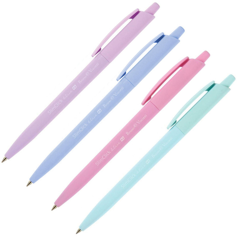 Ручка шариковая автомат. SlimClick.ZEFIR 0.5мм, синяя 20-0229