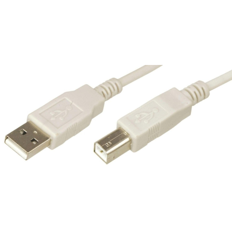 Кабель USB A 2.0 - USB B, М/М, 1.8 м, Rexant, сер, 18-1104