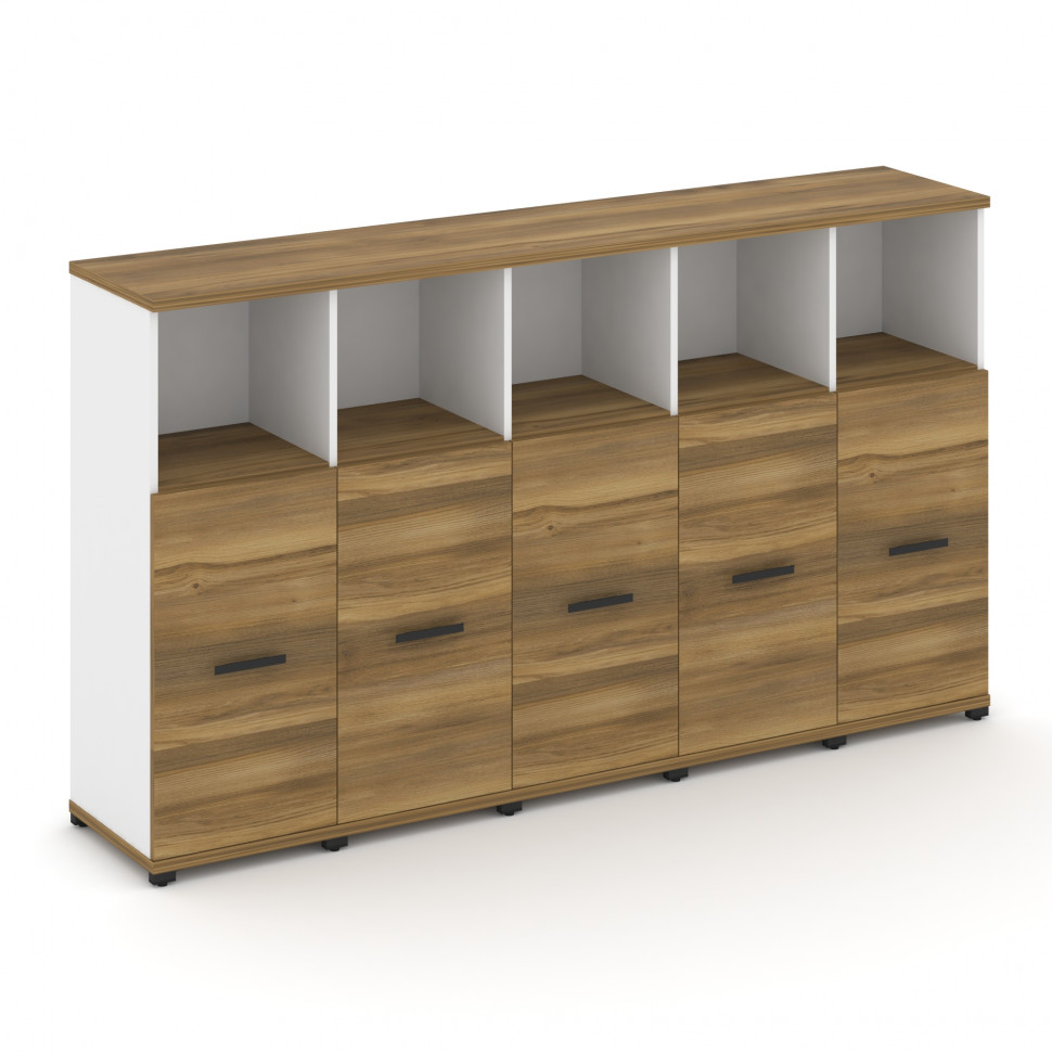 Concept Шкаф 5 узких секций, 3 ниши CN.STU-354 RMB B Сандал Янтарный/Белый Бриллиант/Металл Черный/С Concept Шкаф 5 узких секций, 3 ниши CN.STU-354 RMB B Сандал Янтарный/Белый Бриллиант/Металл Черный/С