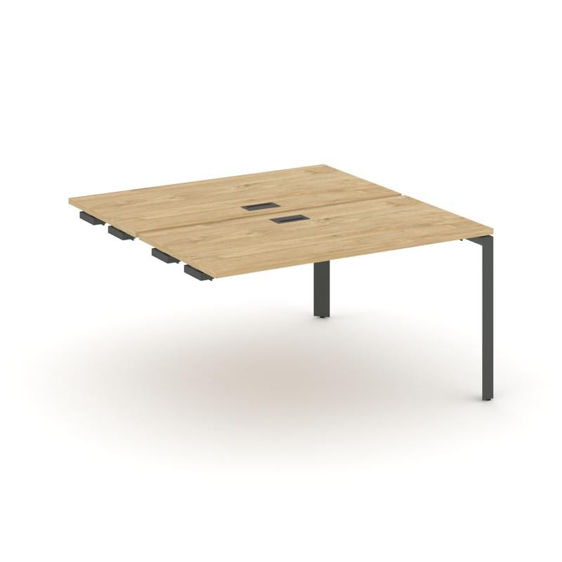 Style Project Стол-приставка к опор. элем. SN-59P.DPRS-023 Тиквуд Светлый/Металл Антрацит/Черный Заг