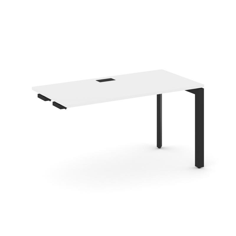 Style Project Стол-приставка к опор. элем. SN-59P.OPRS-004 Белый/Металл Черный/Черный Заглушка 1580*