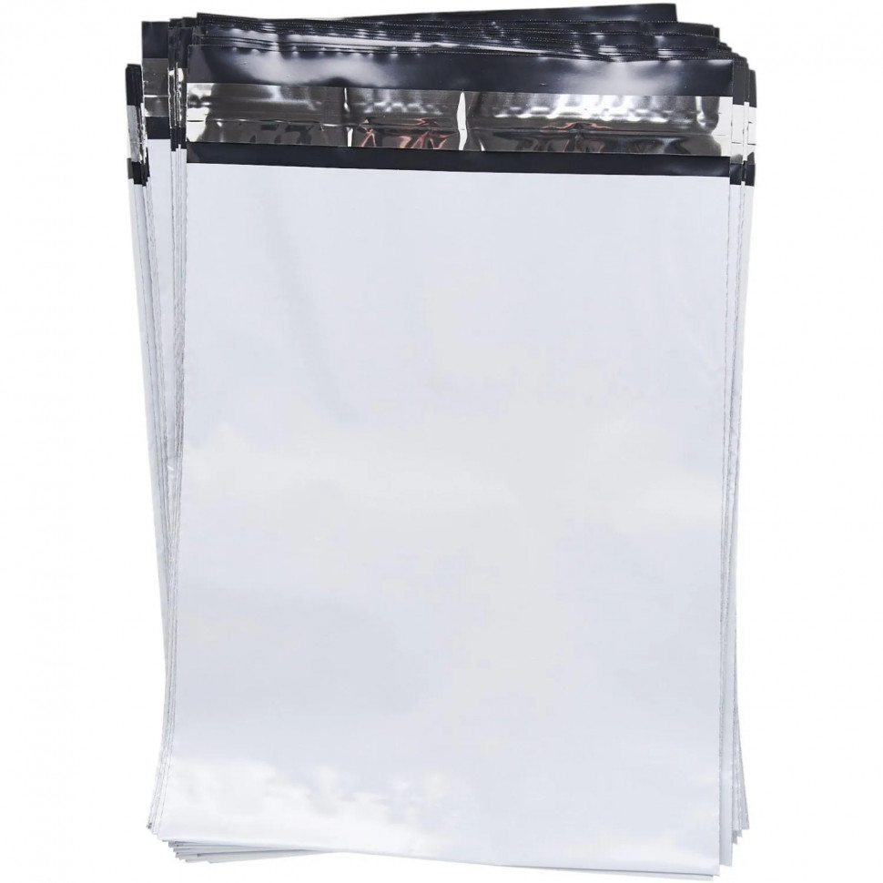 Курьер-пакет без печати, без кармана,190x240+40, 50 мкм (100 шт/уп)