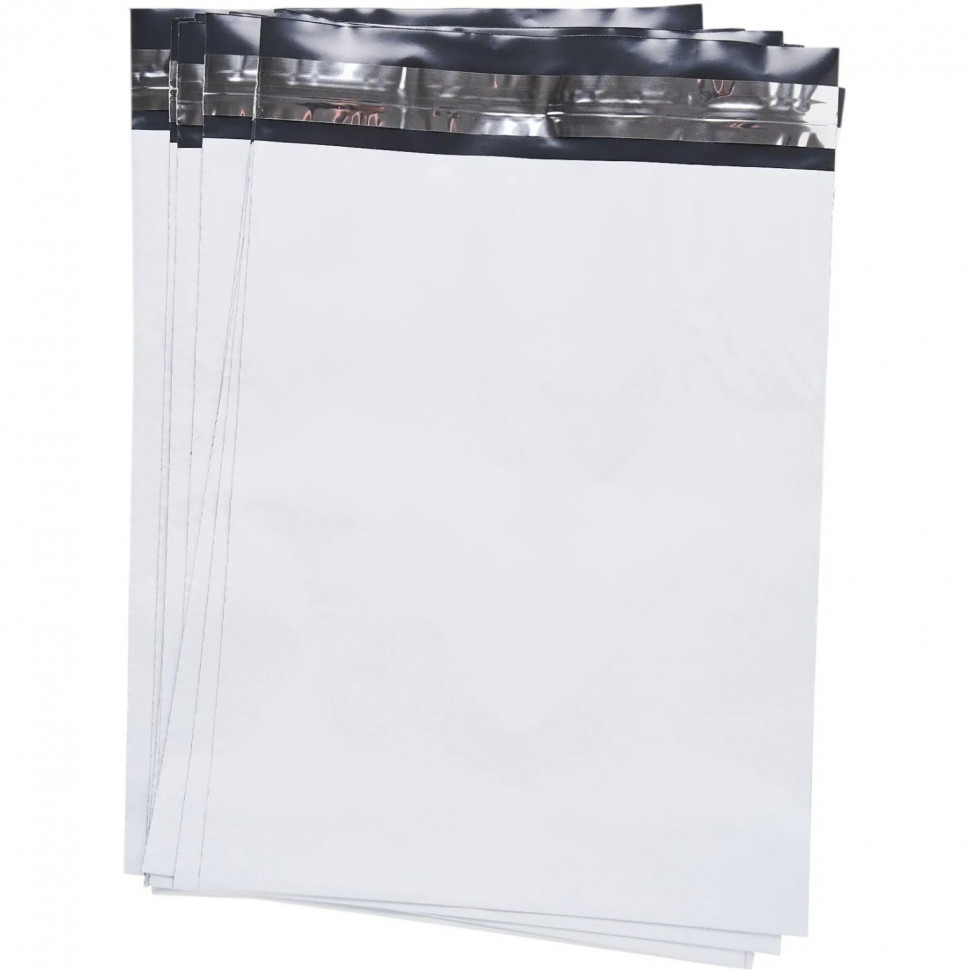 Курьер-пакет без печати, без кармана,190x240+40, 50 мкм (100 шт/уп)