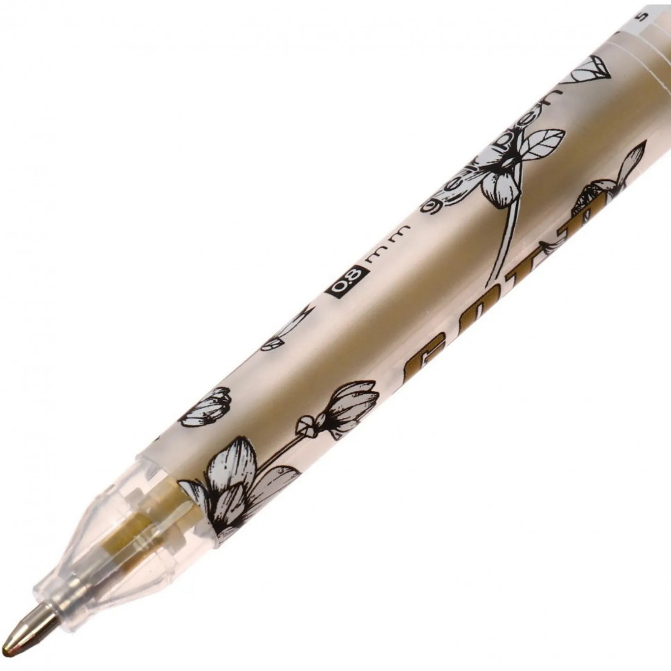 Ручка гелевая SKETCH&ARTUniWrite.GOLD 0,8мм ЗОЛОТАЯ 20-0312/02