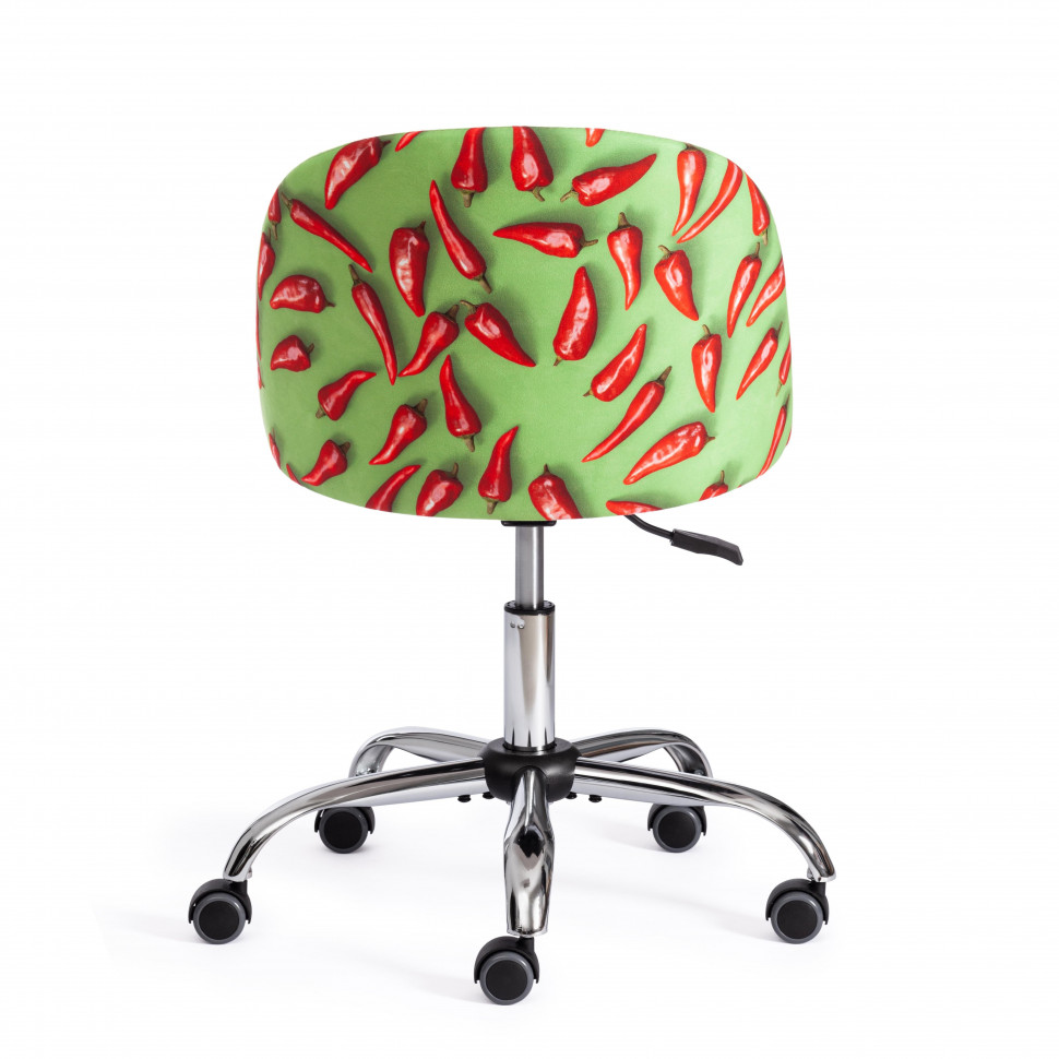 Кресло MELODY ткань/флок, олива, Botanica 03 pepper/23