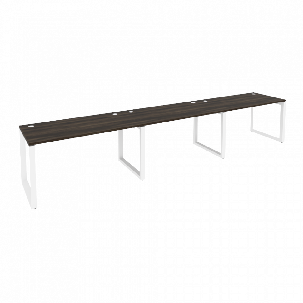 Onix Рабочая станция на О-образном м/к O.MO-RS-3.3.7 Дуб Мали/Металл Белый 4140*720*750