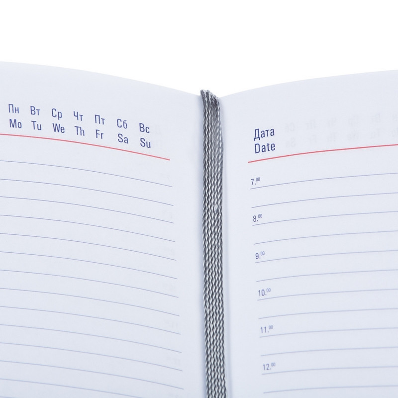 Ежедневник недатированный синий,А6,110х155мм,176л,ATTACHE Сиам