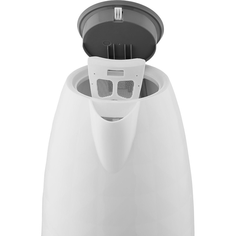 Чайник электрический SCARLETT SC-EK18P49, пластик, 2200Вт, 1.7л, белый