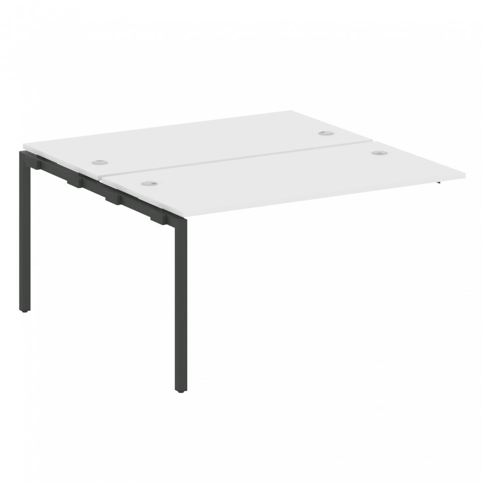 Metal System Quattro Проходной элемент рабочей станции на П-образном м/к 40БП.ПРС-СП-2.3 Белый/Метал Metal System Quattro Проходной элемент рабочей станции на П-образном м/к 40БП.ПРС-СП-2.3 Белый/Метал