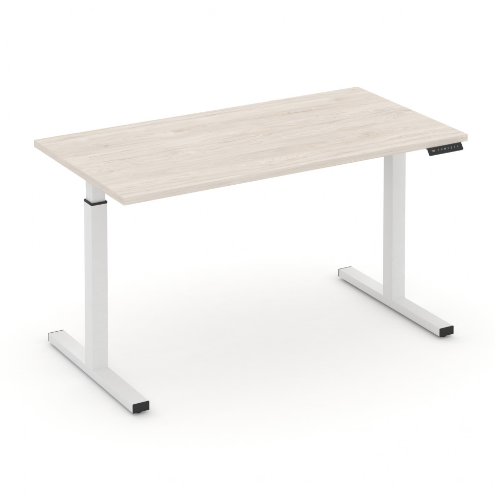 Move up Стол электроподъемный MV.SE-3.7 Денвер Светлый/Металл Белый 1380*720*720-1190 Move up Стол электроподъемный MV.SE-3.7 Денвер Светлый/Металл Белый 1380*720*720-1190