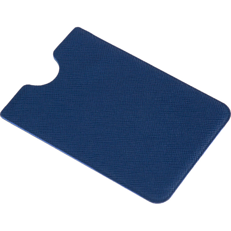 Чехол для кредитных карт и пропусков защитный RFID , ПВХ синий