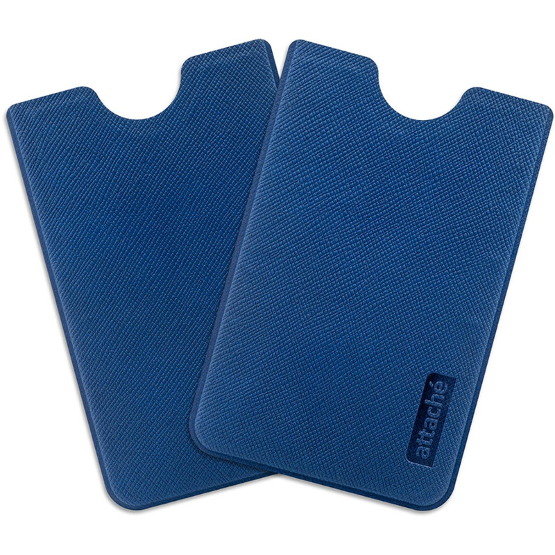 Чехол для кредитных карт и пропусков защитный RFID , ПВХ синий