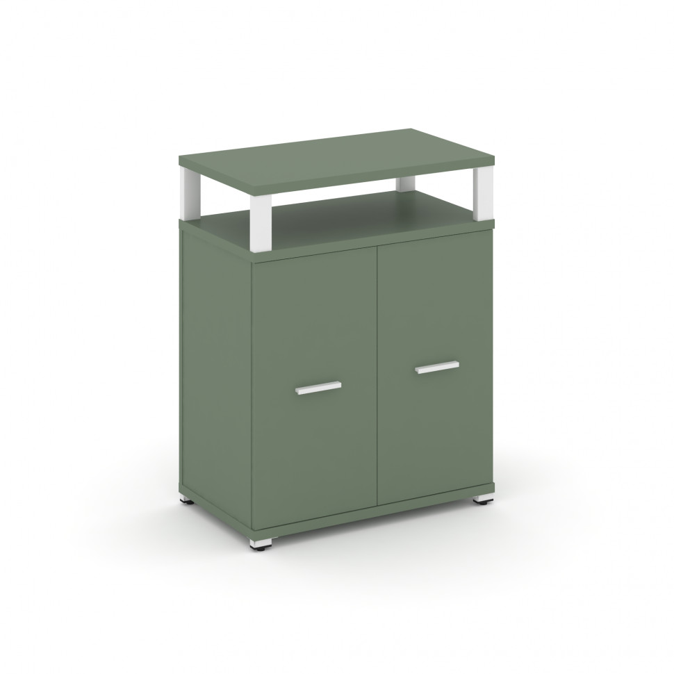 Concept Распаш. шкаф опорный/приставной с верх. горизонтом  CN.SOPR-002 W Кобо/Металл Белый 720*420*