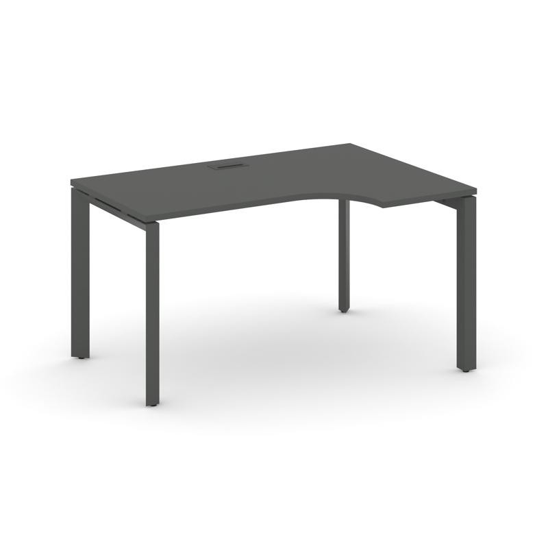 Style Project Стол рабочий эргономичный SN-59P.SPA-011(R) Антрацит/Металл Антрацит/Черный Заглушка 1